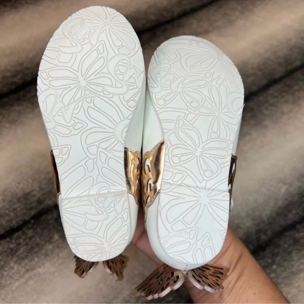 Sophia Webster Evangeline Butterfly Leather Flats Toddler Kids